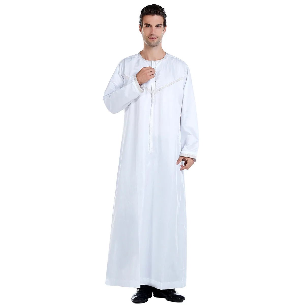 Mans Abaya Muslim Sets Pakistan Islam Clothing Abayas Robe Saudi Arabia Kleding Mannen Kaftan Oman Qamis Homme Musulman De Mode