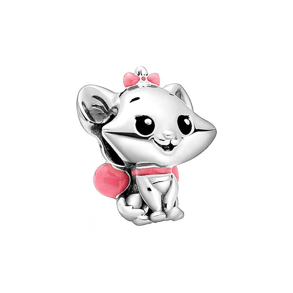 MINISO League Of Legends Mickey Mouse Minnie Plata Deley 925 Sterling Silver Charm Beads Fit Original Pandora Bracelet Jewelry