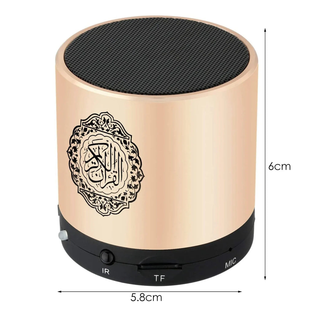 The New Quran Muslim Speaker,Smart Koran Translation Small Portable Remote Control Bluetooth MP3 FM IF Player Ramadan Hajj Gifts