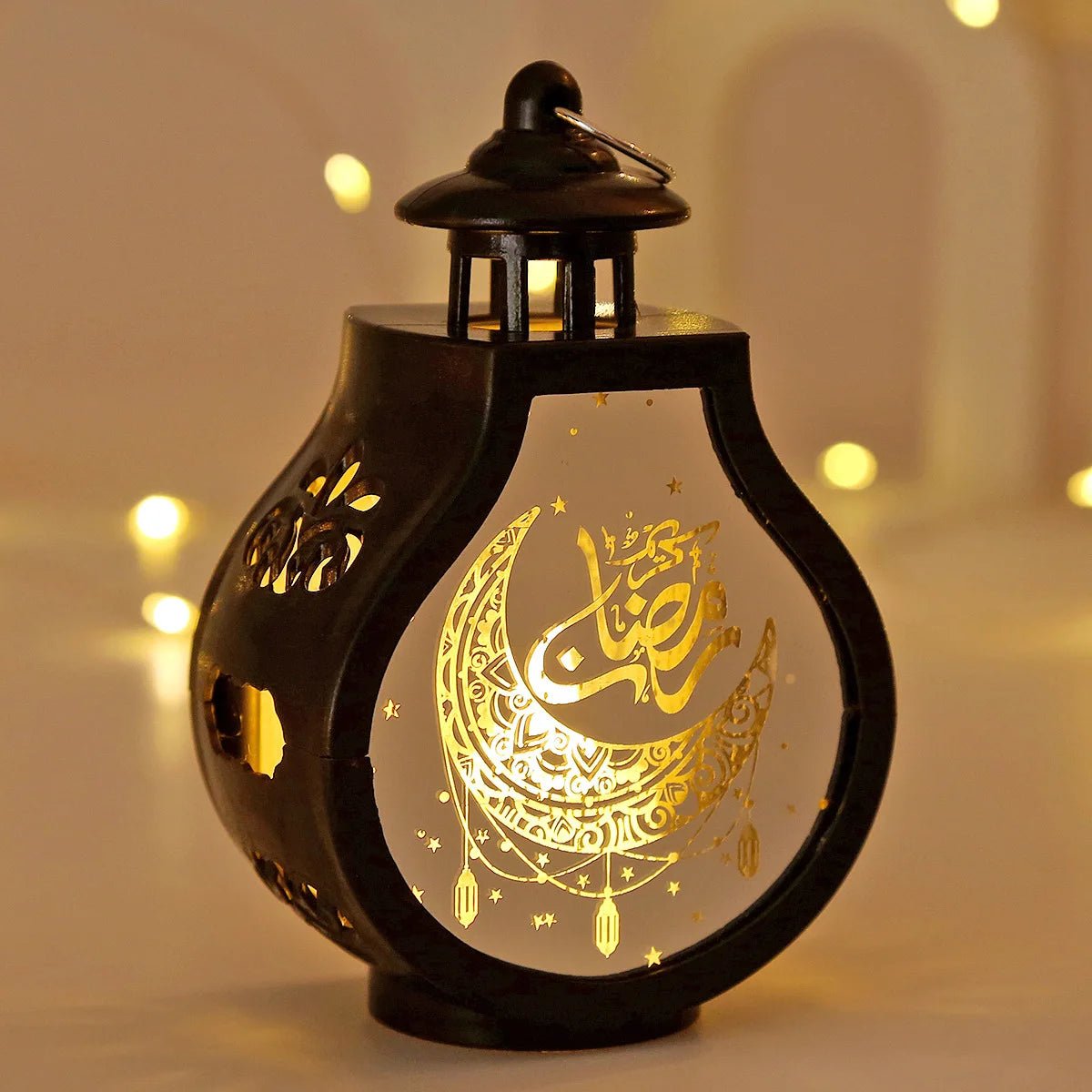 Eid Mubarak Led Wind Lamp Ornament Islam Muslim Party Decor Supplies Ramadan Wind Lantern Eid Decoration For Home Party Gift