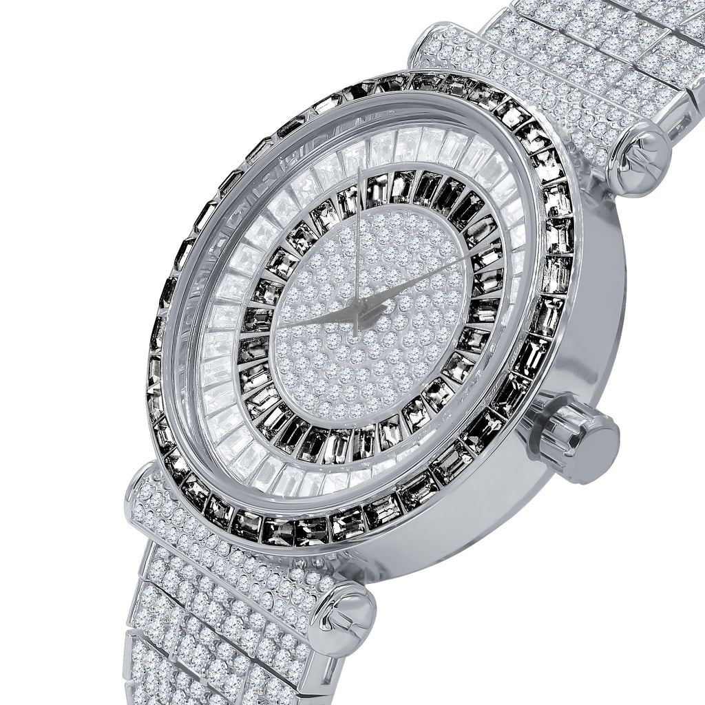 FOXY CZ ICED OUT WATCH | 5110347 - Salim Fashion