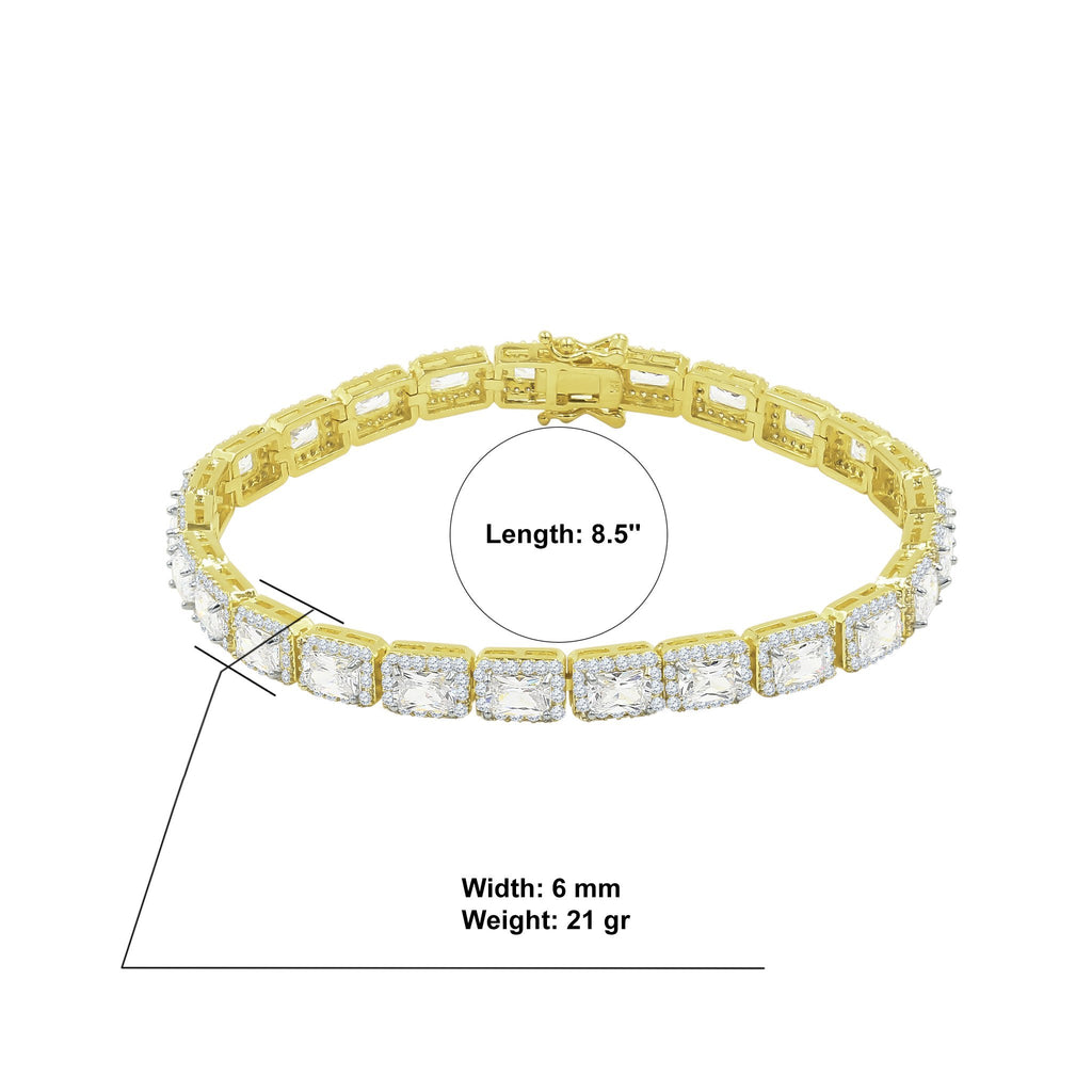 FOXY 6MM SQUARE TENNIS BRACELET I 962222 - Salim Fashion