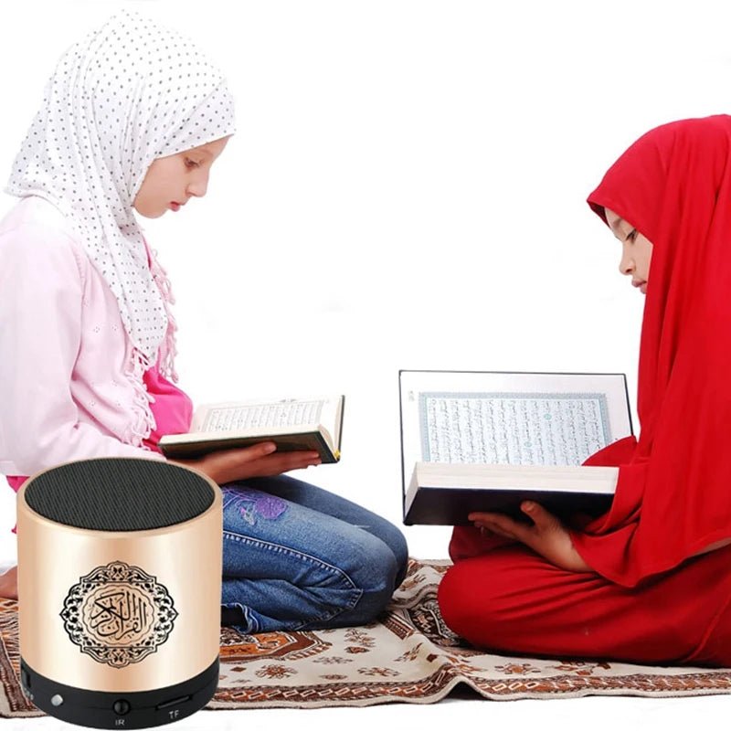 The New Quran Muslim Speaker,Smart Koran Translation Small Portable Remote Control Bluetooth MP3 FM IF Player Ramadan Hajj Gifts