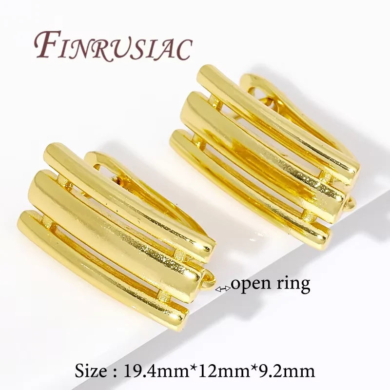 18K Gold Plated Earwires Fasteners,Earring Hook Clasp,Earrings Fixtures,Accessories For Earrings,DIY Jewelry Making Supplies