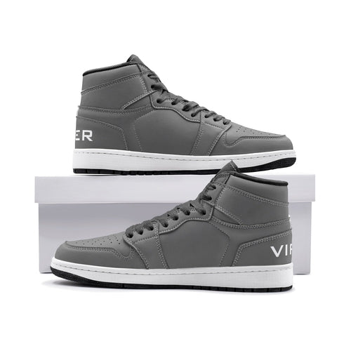 VIPER HIP HOP SHOES High Top Style 55TO Gray Sneakers - Salim Fashion