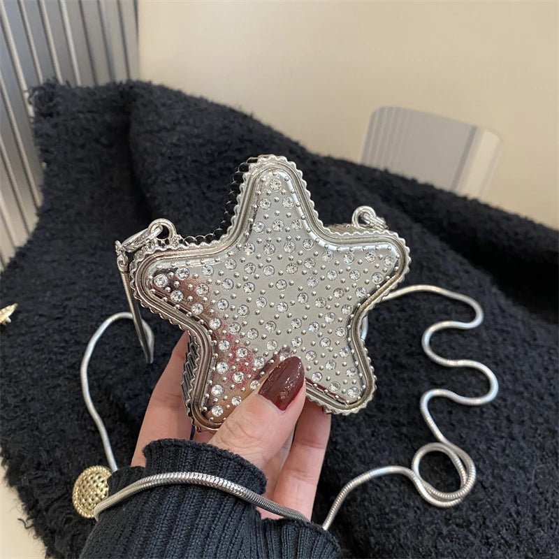 Star Shape Chain Solid Color Fashion Crossbody Bags Ramadan Festival Special Shoulder Bags 2025 Hot Sale Bags for Women