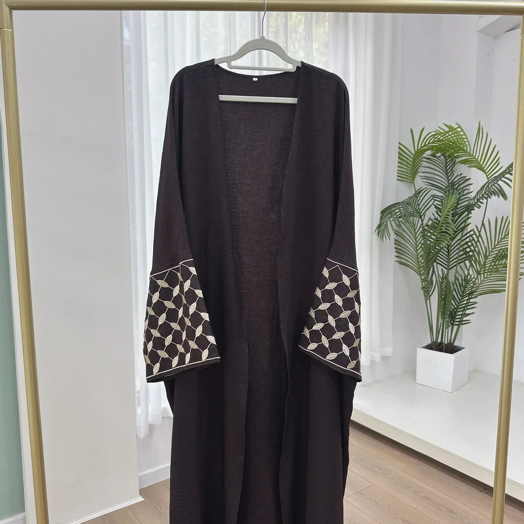 Batwing Abaya Women Elegant Luxury Dress Kimono Dubai Embroidery Open Abayas for Women Turkish Islamic Clothing Kaftan Ramadan