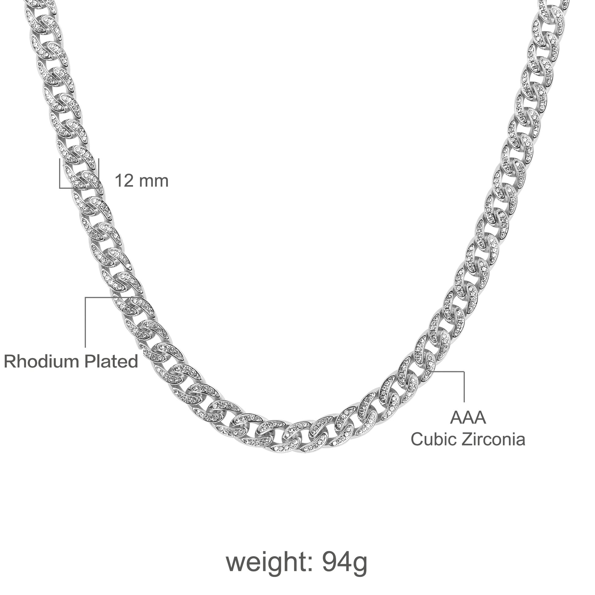 CREW 13MM  Cuban Chain | 970711 - Salim Fashion