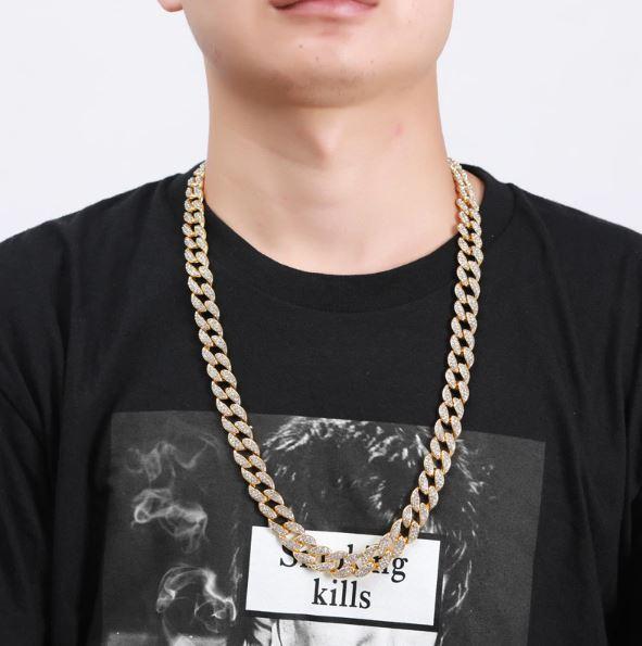 CREW BM 13 MM Cuban Chain  | 970712 - Salim Fashion