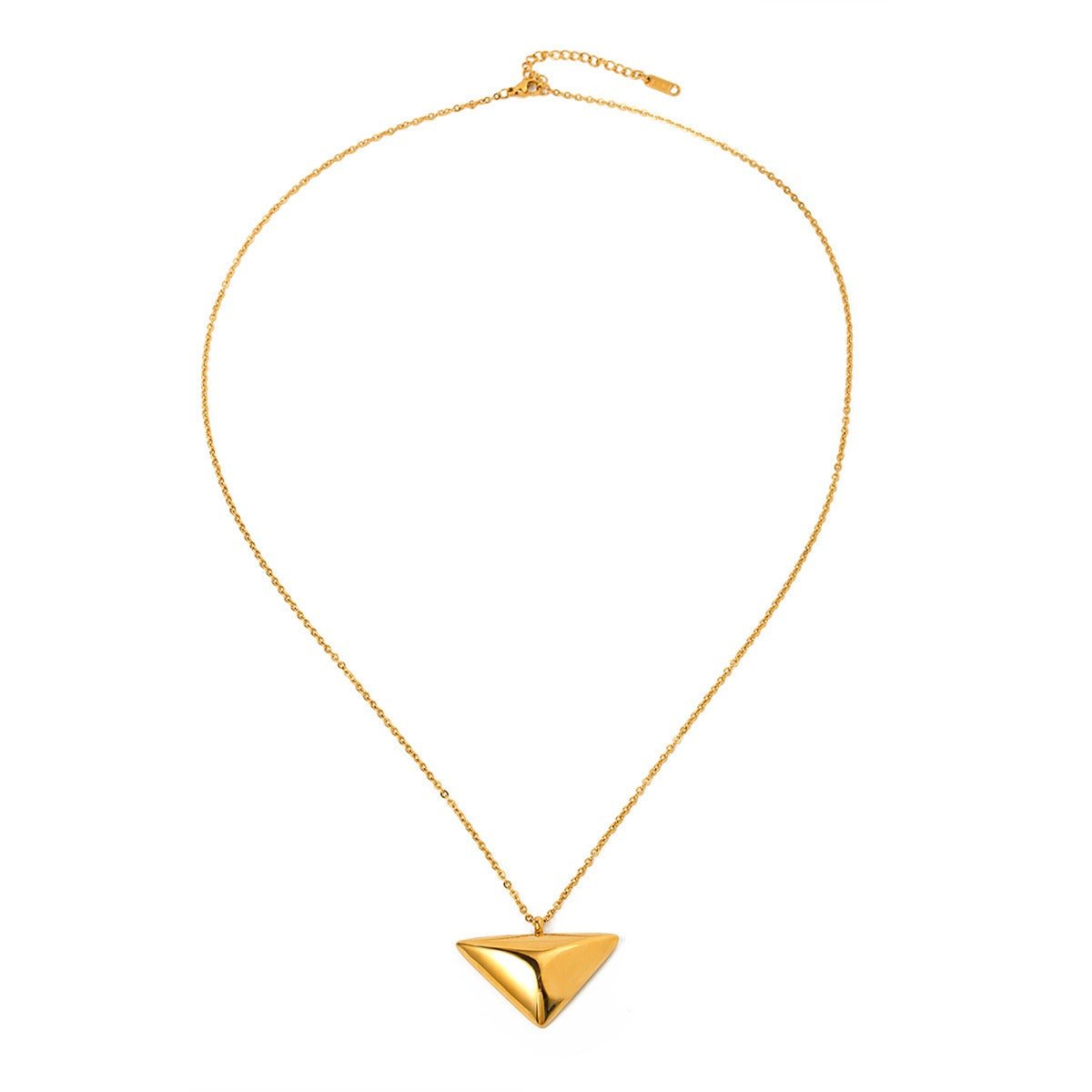 Triangle pendant necklace jewelry simple design jewelry - Salim Fashion