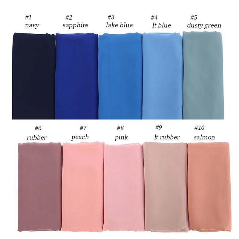 Fashion Islamic Hijabs Turban Muslim Islam Women Turkey Multi Colors Shawl Scarves Arabian Dubai Hoofddoek Tulband Headscarf