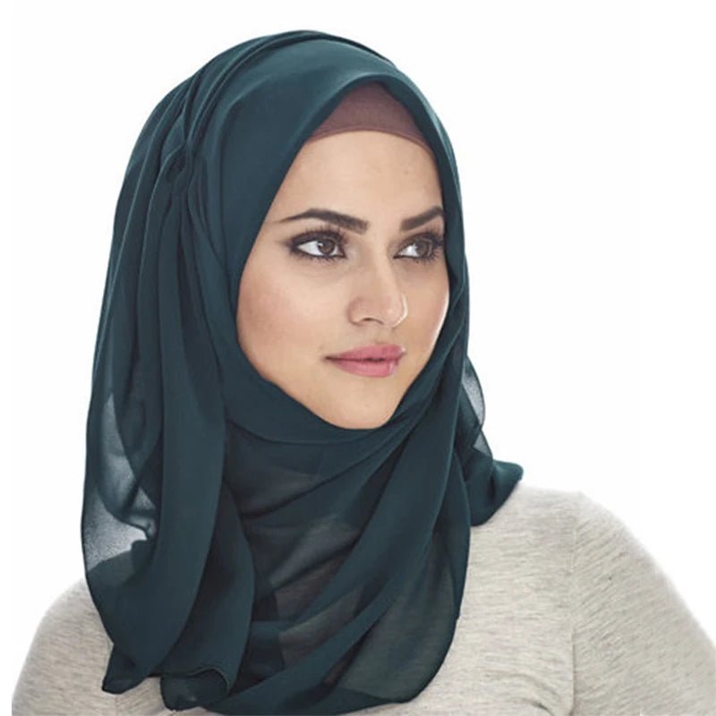 Fashion Islamic Hijabs Turban Muslim Islam Women Turkey Multi Colors Shawl Scarves Arabian Dubai Hoofddoek Tulband Headscarf
