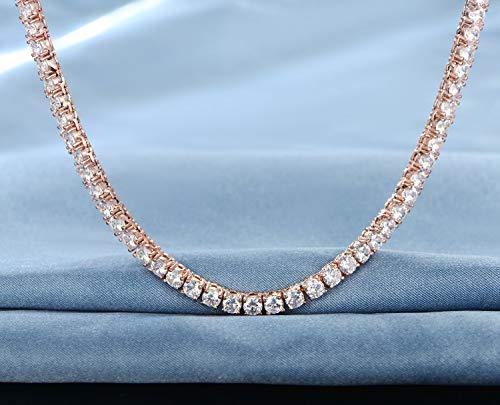 Tennis Necklace and Princess Halo Earring Set with Luxe Gift Box - 18K - Salim Fashion