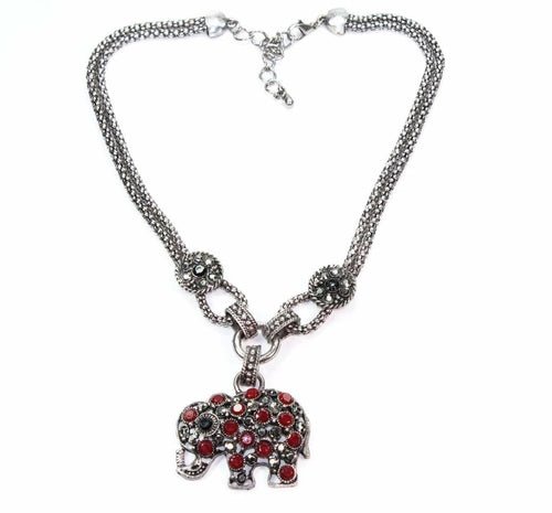 Dazzling Elephant Necklace - Salim Fashion