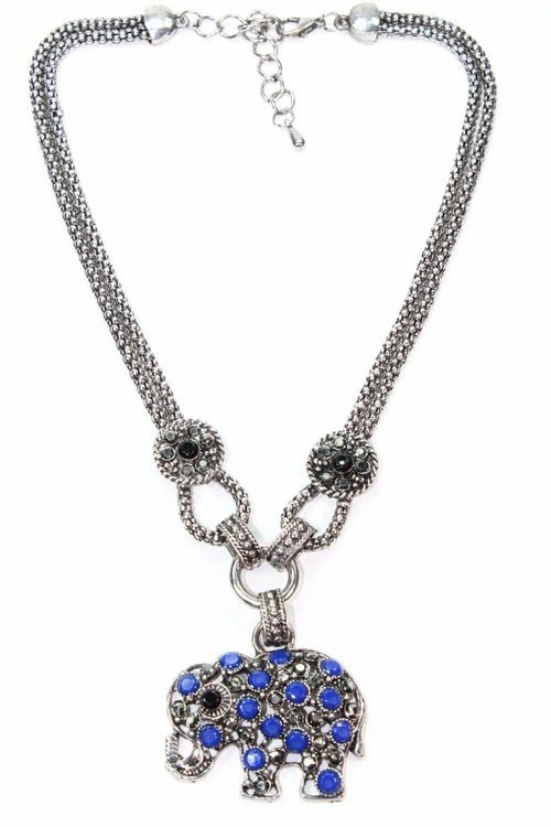 Dazzling Elephant Necklace - Salim Fashion