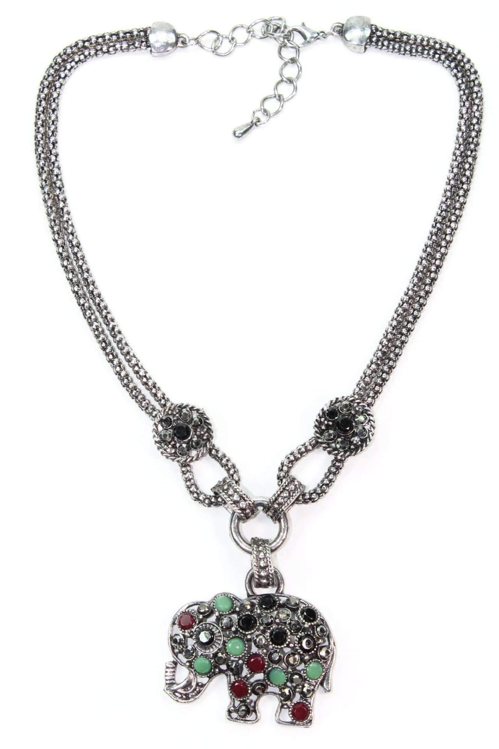 Dazzling Elephant Necklace - Salim Fashion