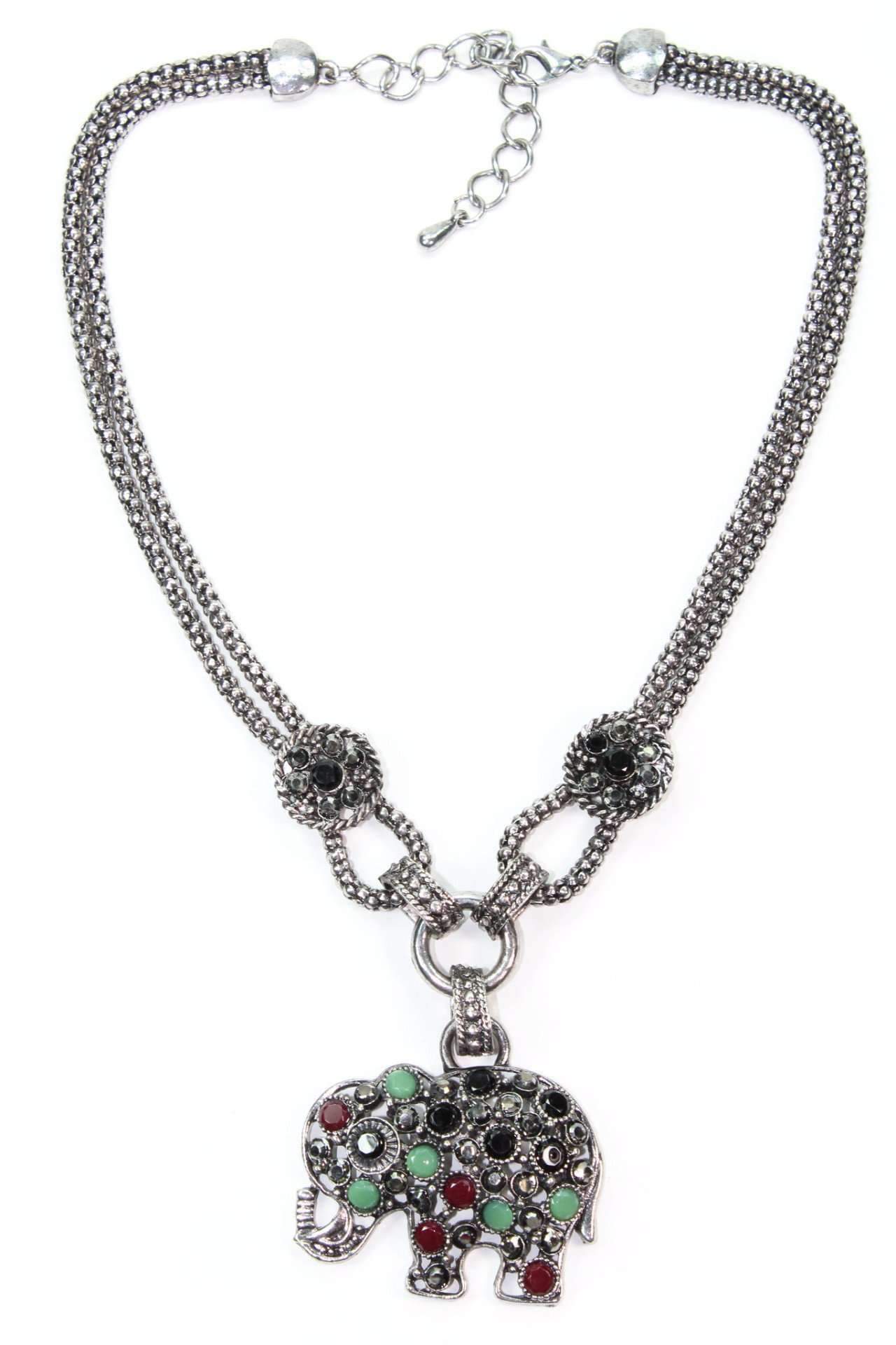Dazzling Elephant Necklace - Salim Fashion