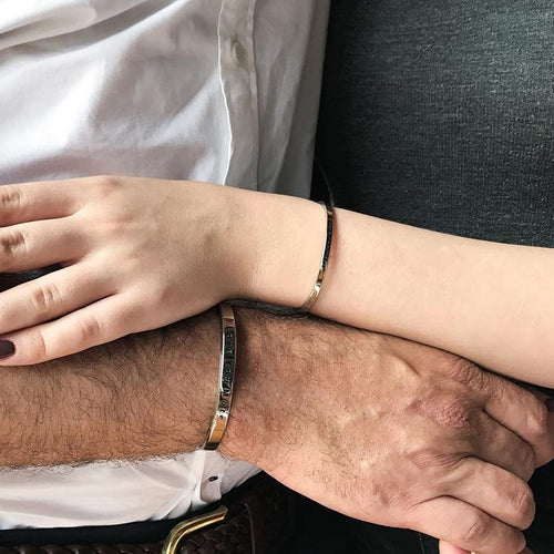 "I Love you more"&"I Love you most" Couple Cuff - Salim Fashion