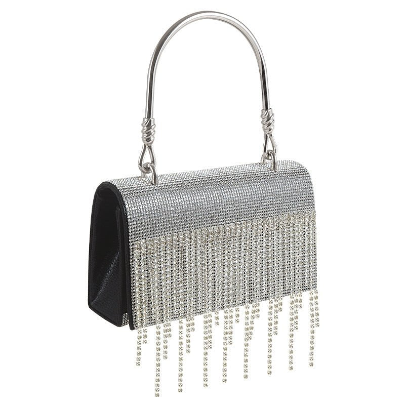 Bling Diamonds Rhinestone Tote Women Bags Purse Prom Evening Cltuch - Salim Fashion