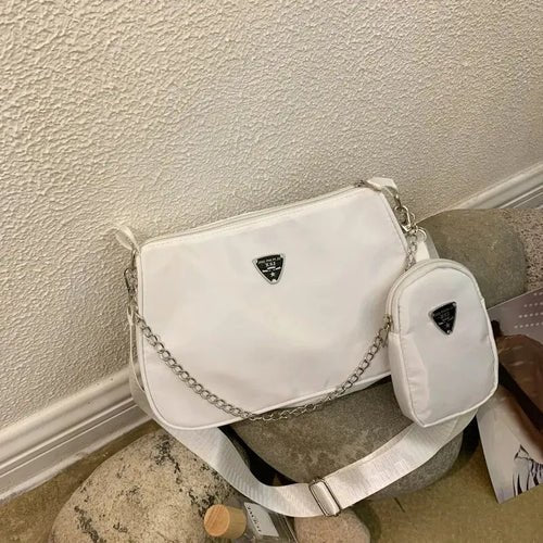 Nylon Crossbody Bag For Women Fashion Portable Casual Underarm Bag