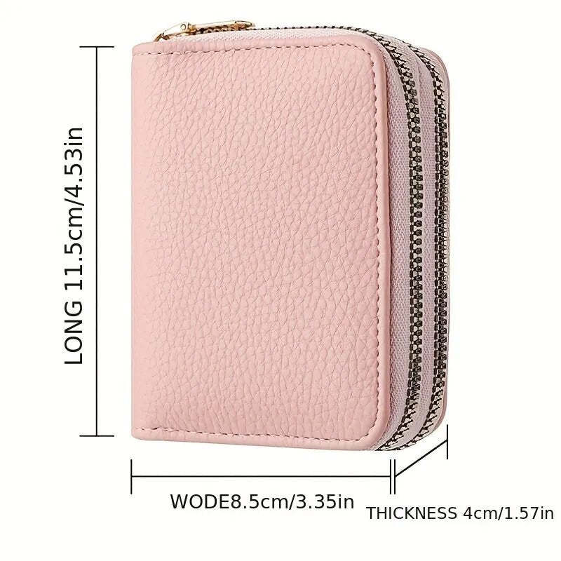 Women Zipper Short Style Purse Wallet - Salim Fashion