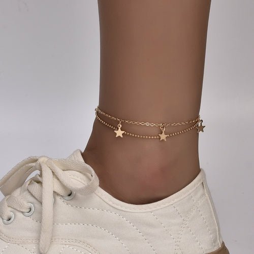 Boho Butterfly Charm Anklet For Women Gold/Silver - Salim Fashion