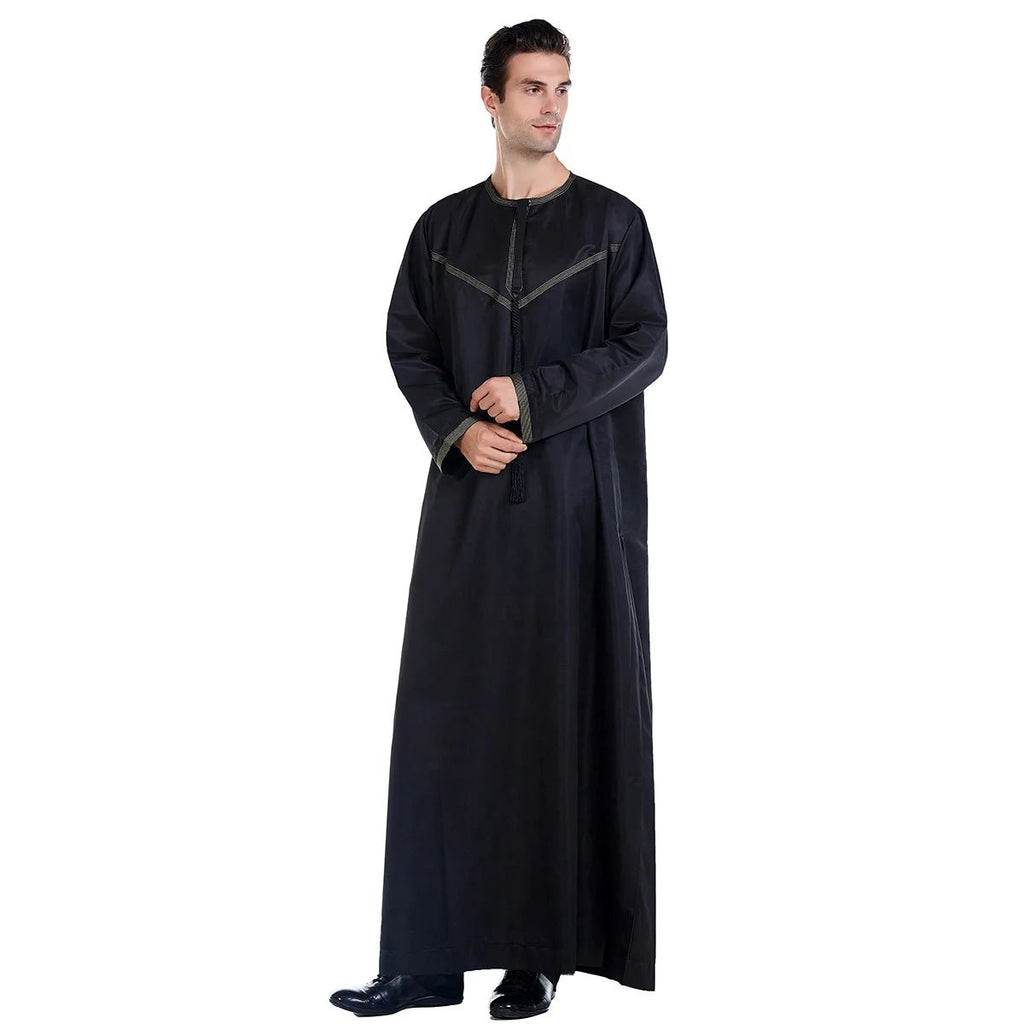 Mans Abaya Muslim Sets Pakistan Islam Clothing Abayas Robe Saudi Arabia Kleding Mannen Kaftan Oman Qamis Homme Musulman De Mode