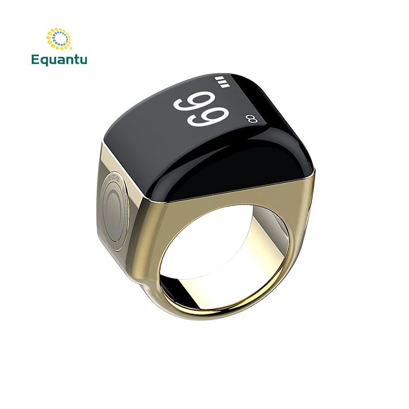 Equantu Islamic Product Tasbeeh Ring Counter BT Smart Zikir Ring QB702 Eid Ramadan Tasbih Ring