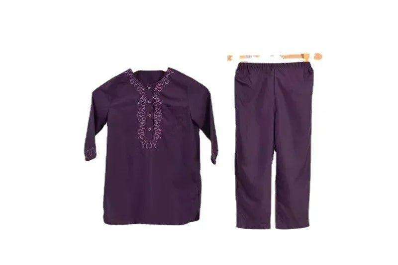 New Arrival Muslim Small Baby Abaya Set Jelaba Suit Jubba Thobe For Children Dubai Saudi Arabia Homme Pakistan Qatar Boy Robe