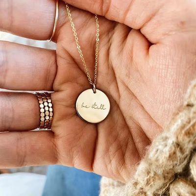 Be still - pendant necklace - Salim Fashion
