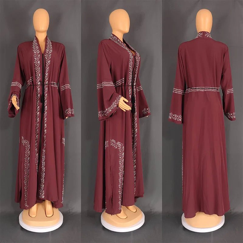 2025 Casual Kimono Robe Femme Caftan Turkish Islamic Clothes Open Abaya Dubai Kaftan Muslim Cardigan Abayas Dresses for Women