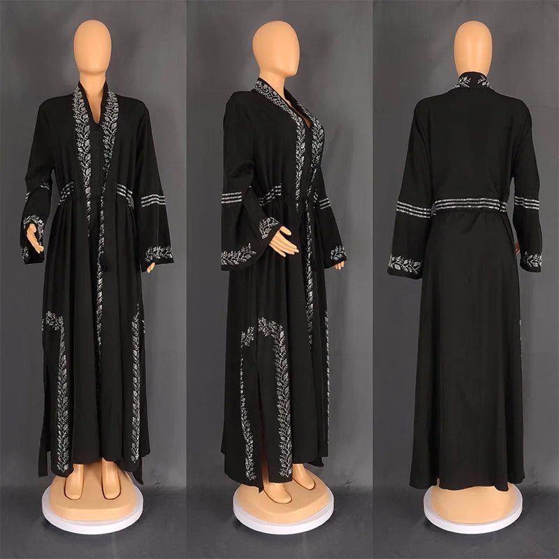 2025 Casual Kimono Robe Femme Caftan Turkish Islamic Clothes Open Abaya Dubai Kaftan Muslim Cardigan Abayas Dresses for Women