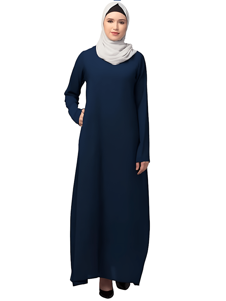 Women's Inner Abaya Dress With Side Pocket Size 30X20X2 CM  Color Teal