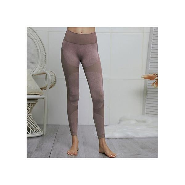 High Waist Athletic Seamless Yoga Leggings And Stretch Sports Bra - Salim Fashion
