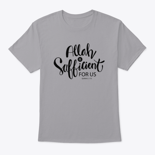 Allah Is Sufficient For Us Islamic Quran Quotes Shirt Design
