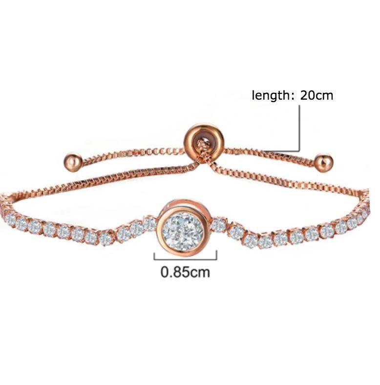 Crystal Tennis Bracelet - Salim Fashion