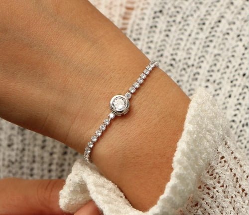 Crystal Tennis Bracelet - Salim Fashion