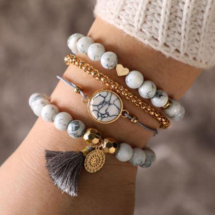 Four Piece Bracelet Set - Salim Fashion