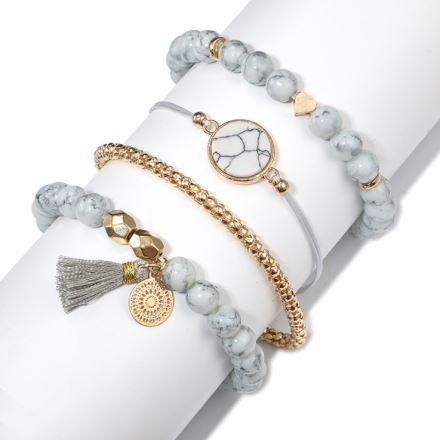 Four Piece Bracelet Set - Salim Fashion